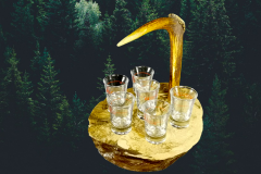 Schnapsglas Halter